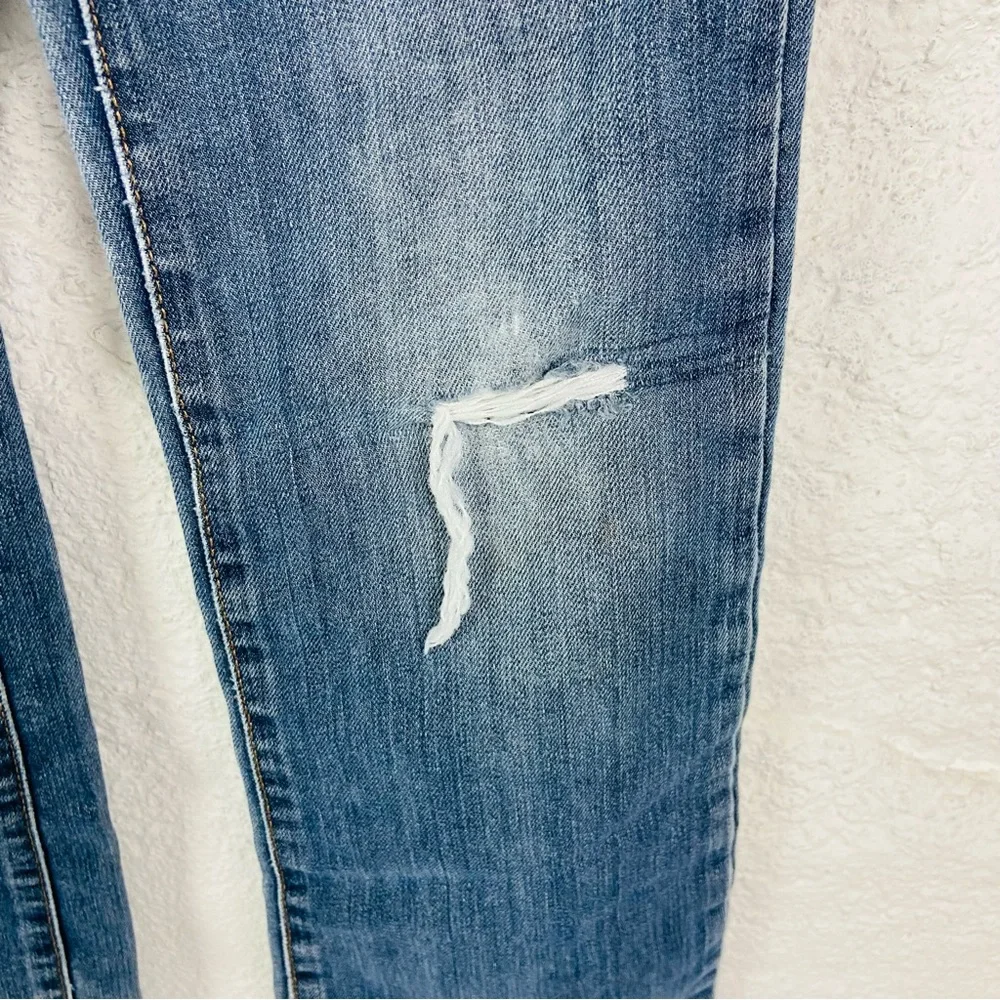 The Children's Place Blue Bootcut denim distressed Jeans size 8
